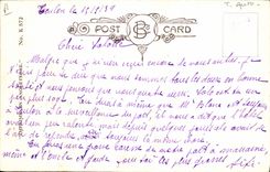 VINTAGE POSTCARD Automobile Children Dog