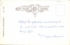 VINTAGE POSTCARD Automobile Children