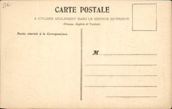 Carnicería local de Loyau del caballo del ilustrador de la ordenanza municipal del automóvil de la POSTAL de la VENDIMIA