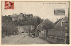 Placa municipal Rochefort Michelin del automóvil de la POSTAL de la VENDIMIA