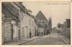 Placa municipal Michelin Roinville del automóvil de la POSTAL de la VENDIMIA