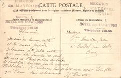 Placa municipal Michelin Roinville del automóvil de la POSTAL de la VENDIMIA