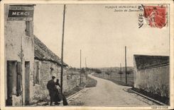 La placa municipal Michelin del automóvil de la POSTAL de la VENDIMIA salió de Dammartin