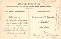 St municipal Cyr de Michelin de la placa del automóvil de la POSTAL de la VENDIMIA la escuela