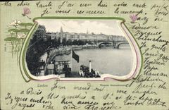 CPA Illustrateur London Thames Embankment