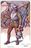 VINTAGE POSTCARD Grandson Illustrator 1476 Militaria