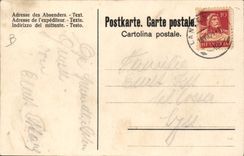 CPA Illustrateur Bernisches Kant Turnfest Langenthal Juli 1921 Folklore