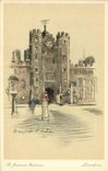 CPA Illustrateur London St James Palace 