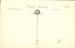 VINTAGE POSTCARD Illustrator Cambridge Kings Chapel College