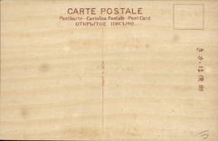 VINTAGE POSTCARD of Japanese Japan wood Trees