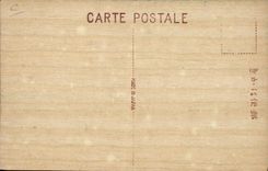 VINTAGE POSTCARD of Japanese Japan wood Boat Landscape