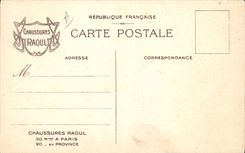 VINTAGE POSTCARD Japanese Japan Singers Folklore Raoul Shoes