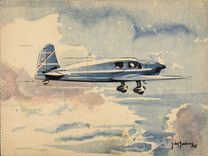 CPM Avion Aviation Caudron Simoun Grand tourise et liaisons rapides