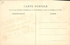 CPA Avion Aviation des Grandes Manoeuvres du Sud Ouest Provision d'essence des escadrilles du parti bleu