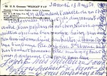 CPM Avion Aviation US Grumaan Wildcat F4F Chasseur a long rayon d'action Aviation embarquee