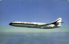 CPM Avion Aviation Caravelle Air France