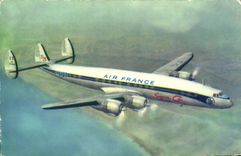 CPM Avion Aviation Air France Lockeed Super G Constellation