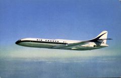 CPM Avion Aviation Caravelle Air France 