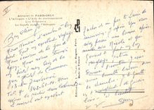 POSTAL MODERNA aeropuerto plano de Orly de la aviación del ataque frontal meridional de las terrazas del estacionamiento del espacio del aeropuerto de París Orly del aeropuerto