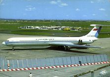 CPM Avion Aviation Iliouchine 62 Long courrier de la Cie Aerolot 
