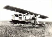 MODERN CARD Plane Aviation 1909 Breguet
