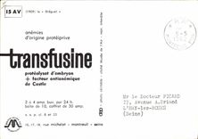 MODERN CARD Plane Aviation 1909 Breguet