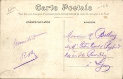 VINTAGE POSTCARD Avion military Aviation Avord Center aviation the guard of a plane breaks