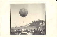 CARTE PHOTO Avion Aviation Ballon