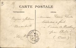 CPA Avion Aviation Paris panorama de l'Etoile pris en ballon