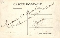 CPA Avion Aviation Paris panorama de l'Etoile pris en ballon