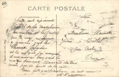 CPA Avion Aviation Paris Panorama du quartier de la Madeleine pris en ballon