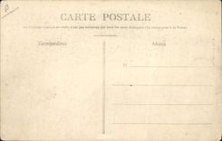 CPA Avion Aviation Dirigeable Ville de Paris traversant Lagny se rendant a Verdun Zeppelin