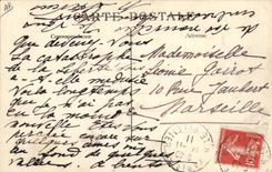 VINTAGE POSTCARD Bateau War Catastrophe of the Armor Freedom has Toulon After the catastrophe