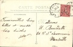 VINTAGE POSTCARD Boat War Catastrophe of Iena exploding in the basin of Missiessy Toulon