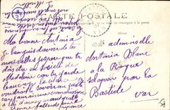 CPA Bateau Guerre Catastrophe du Iena pendant l'explosion du 12 mars 1907