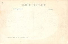 VINTAGE POSTCARD Boat War Crew of a gun of 6 inches in action