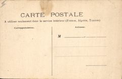 CPA Bateau Guerre Marins montant a l'echelle 