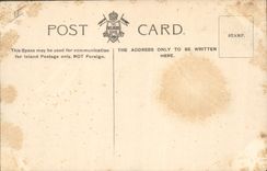 VINTAGE POSTCARD Boat War Chatham Dockyard The museum