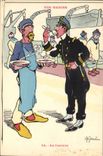 CPA Illustrateur Gervese Nos Marins La censure 