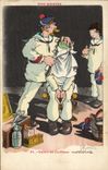 CPA Illustrateur Gervese Nos Marins Salon de Coiffure Coiffeur 