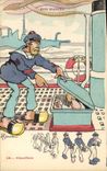 CPA Illustrateur Gervese Nos Marins Chauffeur 