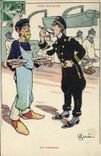 CPA Illustrateur Gervese Nos Marins La censure 