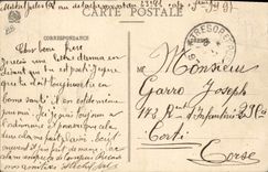 POSTAL de la VENDIMIA la tranvía de Munster saliente del túnel de Krappenfels cerca del collar de Schlucht los Vosges