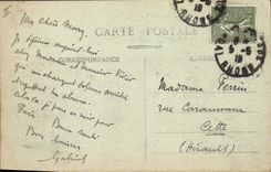 CPA Tramway Lyon Le pont Lafayette 