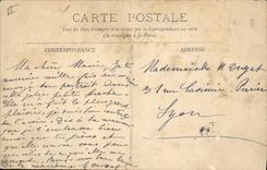 Tranvía de la POSTAL de la VENDIMIA Niza la avenida de la estación