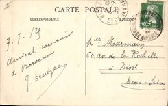 CPA Tramway Bordeaux place de la Victoire et Porte d'Aquitaine 