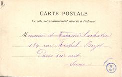 VINTAGE POSTCARD Rennes Tram the town hall