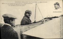 CPA Avion Aviation Grande semaine d'aviation Bleriot Olieslaegers 
