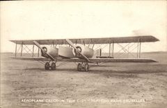CPA Avion Aviation Aeroplane Caudron Type C 21 Torpedo Paris Bruxelles 