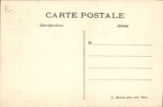 VINTAGE POSTCARD Plane Aviation Pioneers of the air the aviator of Street in full flight on its Close biplane